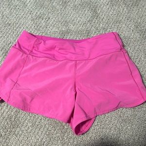 Lululemon pink shorts